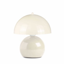 Opviq Lámpara de Mesa de Metal Crema